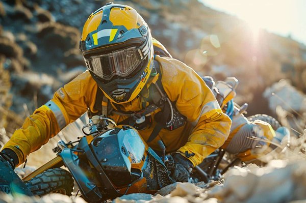 Les techniques de sauvetage en cas d'accident de moto en montagne