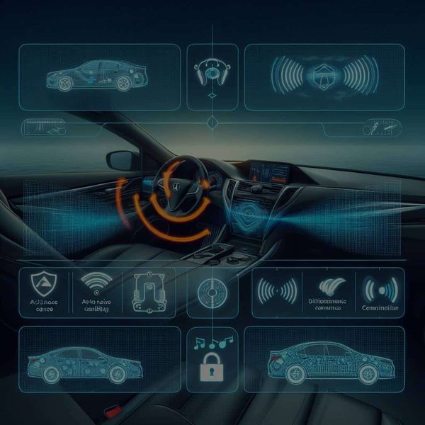 Quels sont les avantages de la technologie de réduction de bruit active dans l'habitacle d'une Acura?